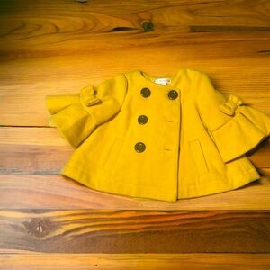 Max Studio girl bell sleeve with bow coat